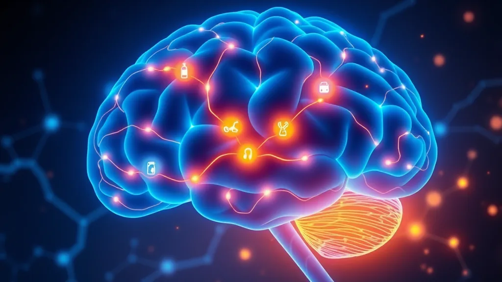 brain neural pathways diagram